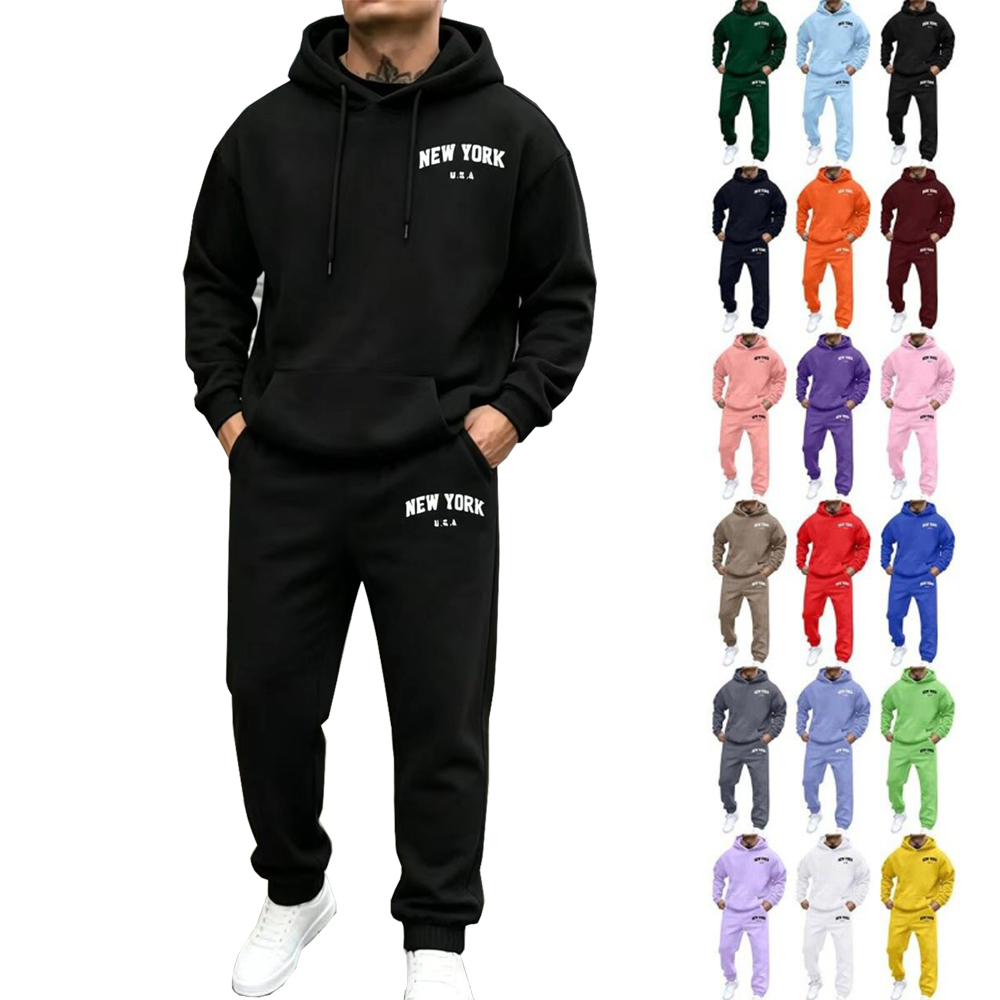 Men'S Fashion New York - Bluza męska z nadrukiem Nowego Jorku,