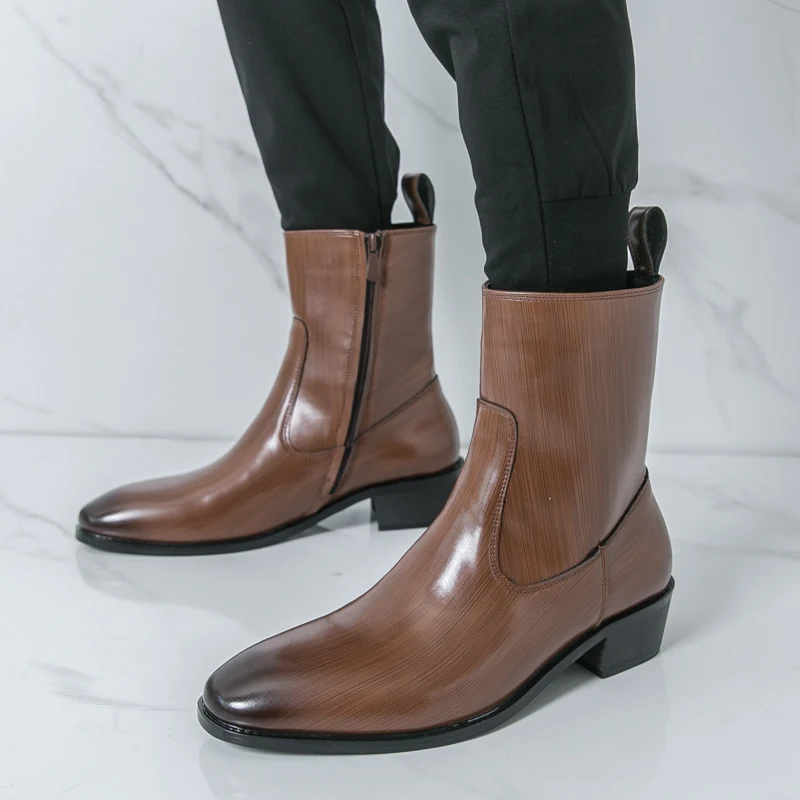 Men'S Fashion News - Klasyczne wygodne botki Botas Modne męskie