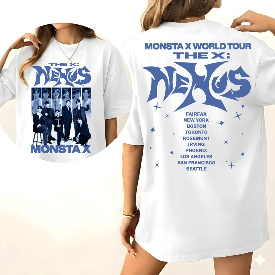 Men'S Fashion X - MONSTA X – koszulka z motywem
