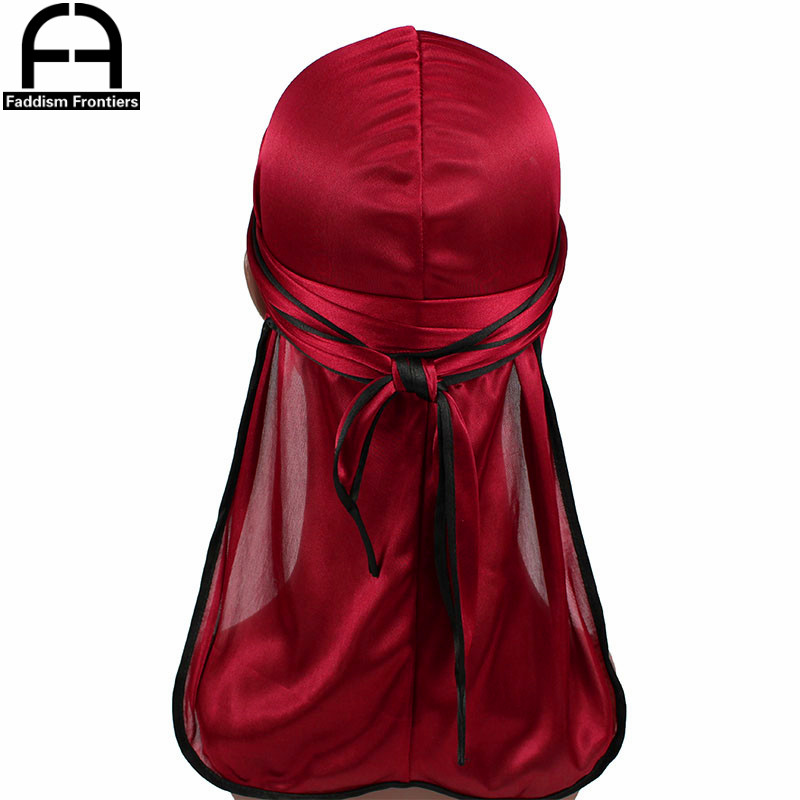 Men'S Fashion With Hat - Nowe mody męska Satin Durags Biker