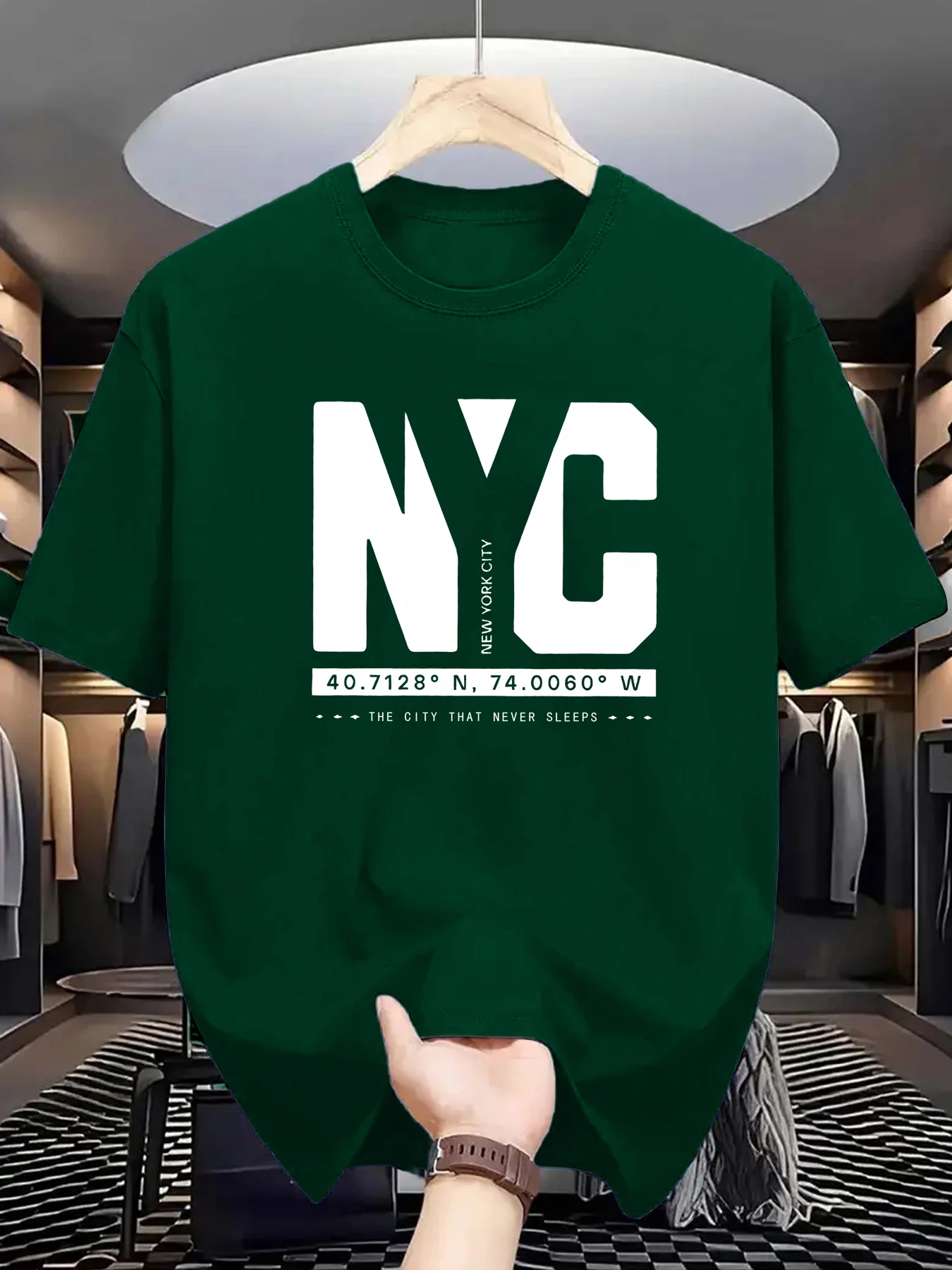 Men'S Fashion New York - Męska letnia moda: luźna koszulka sportowa