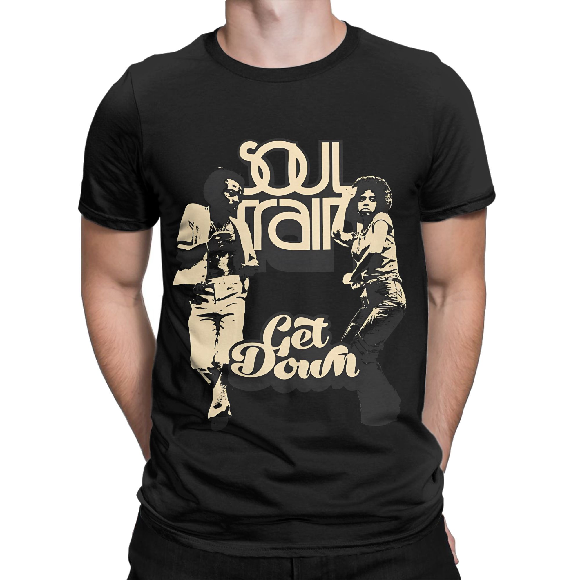 Poster Men Fashion - Koszulka z zabawnym grafiką Soul Train,