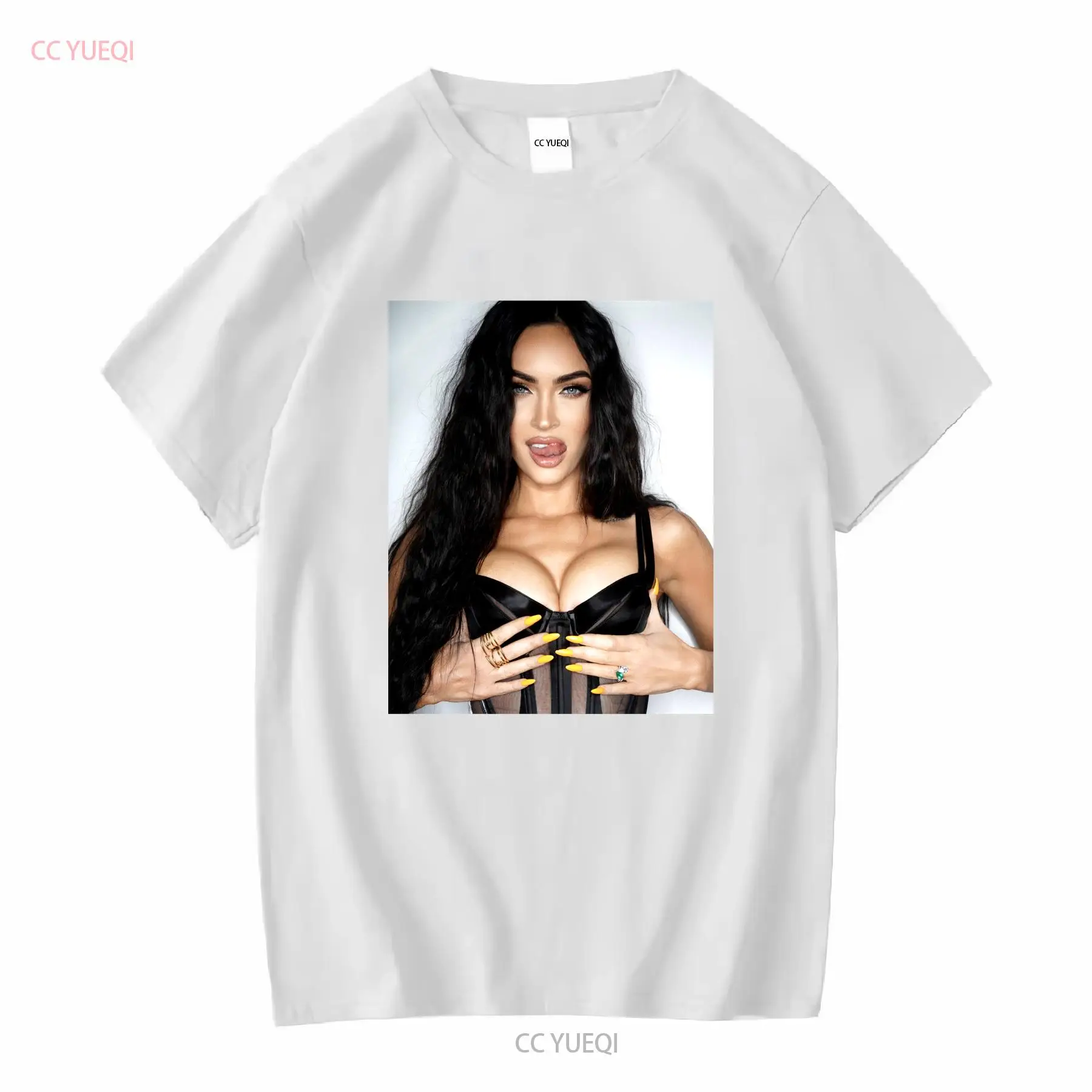 Megan Fox T shirt Plakat długi – Poster Men Fashion recenzja i cena