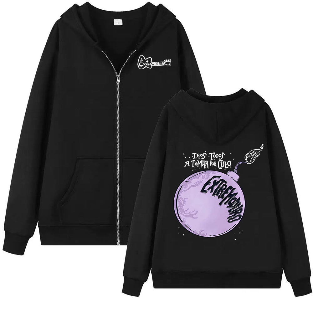 Bluza z kapturem na zamek Band – Mens Fashion Zip Up Hoodies recenzja i cena