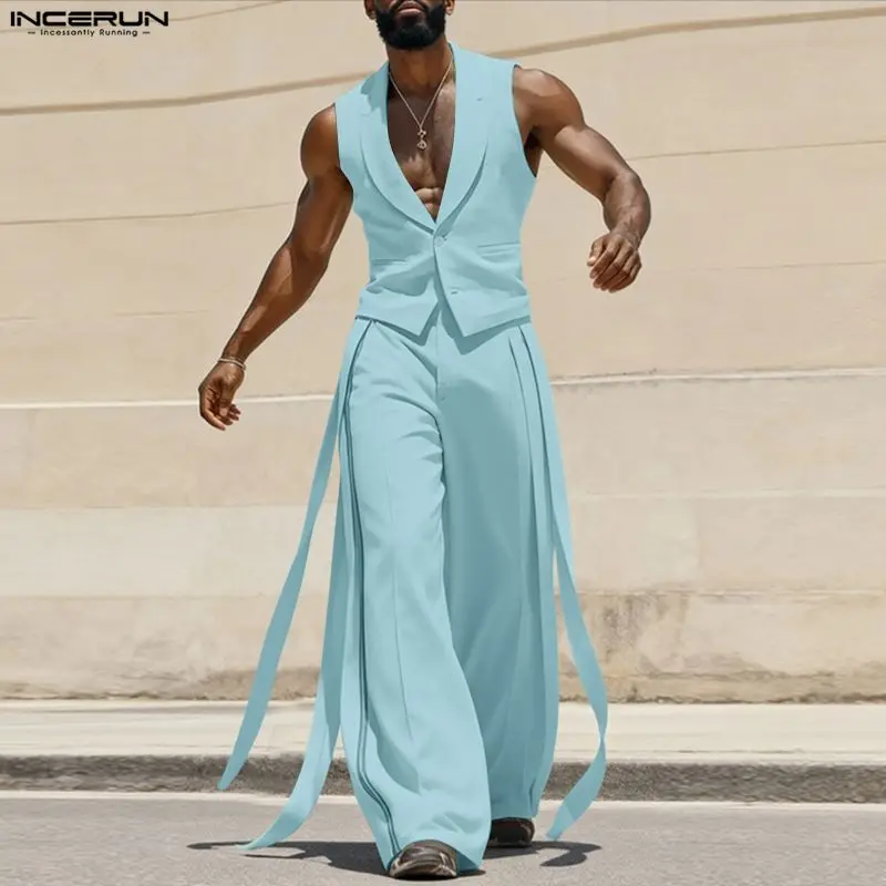INCERUN Męskie Komplety Jednol – Mens Fashion Summer recenzja i cena