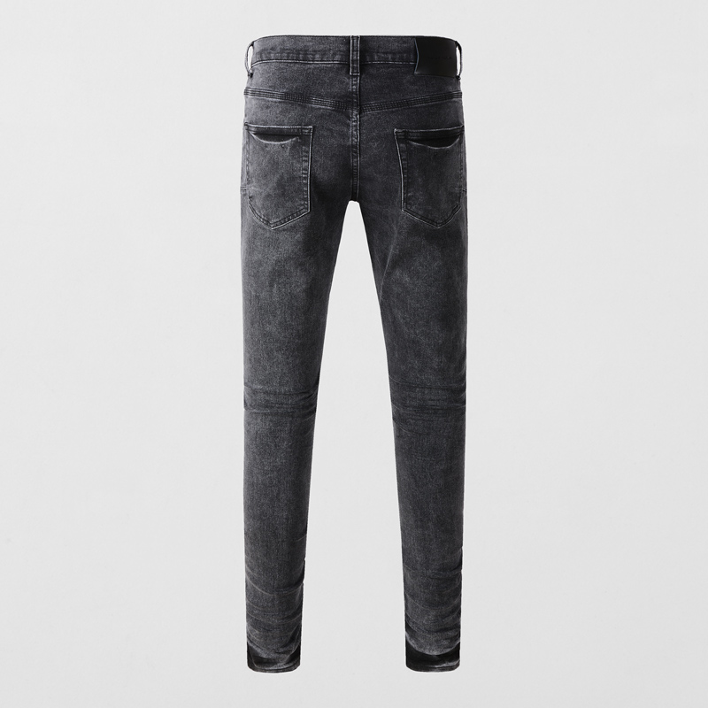 Męskie jeansy slim fit z elast – Men'S Fashion Grey Jeans recenzja i cena