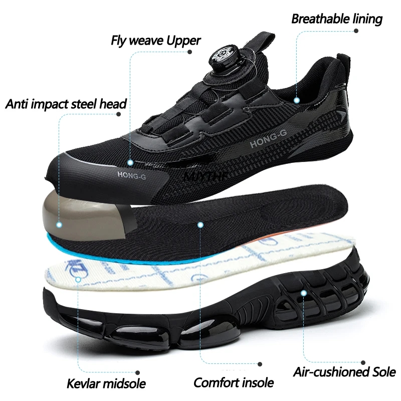 Modne buty górnicze z obrotowy – Mens Fashion Trainers recenzja i cena
