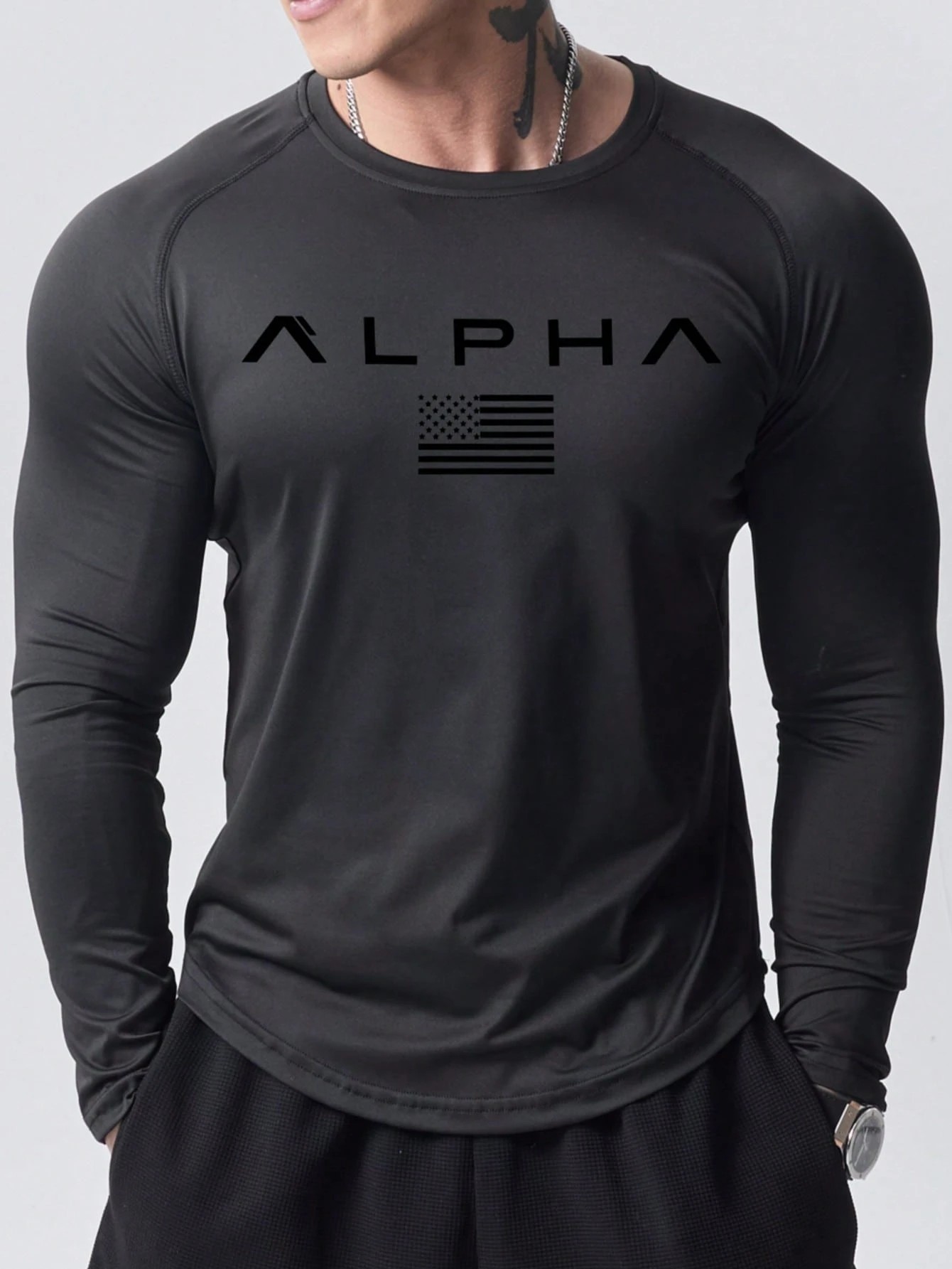 Nowa męska koszulka z długim r – Men'S Fashion T Shirts recenzja i cena