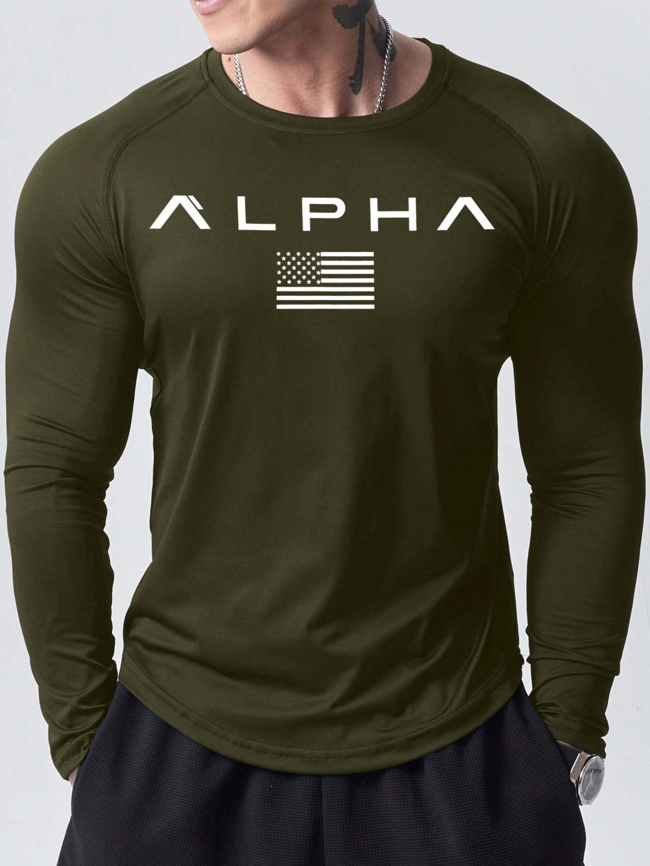 Nowa męska koszulka z długim r – Men'S Fashion T Shirts recenzja i cena