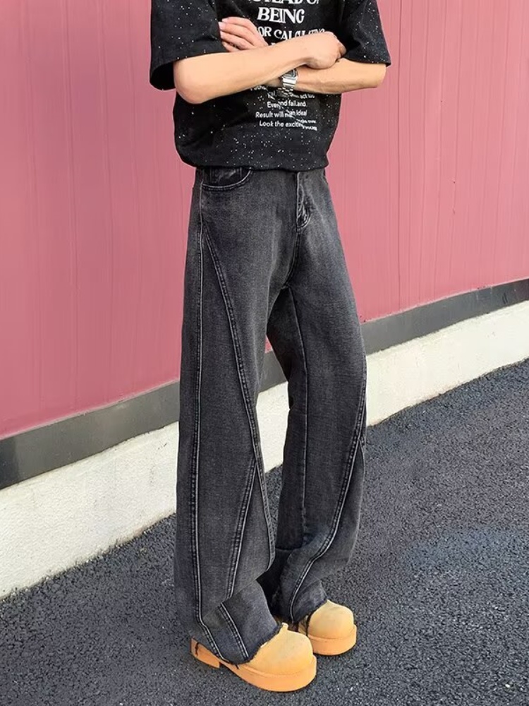 Spodnie męskie 2026 Pantalon Y – Men'S Fashion Grey Jeans recenzja i cena