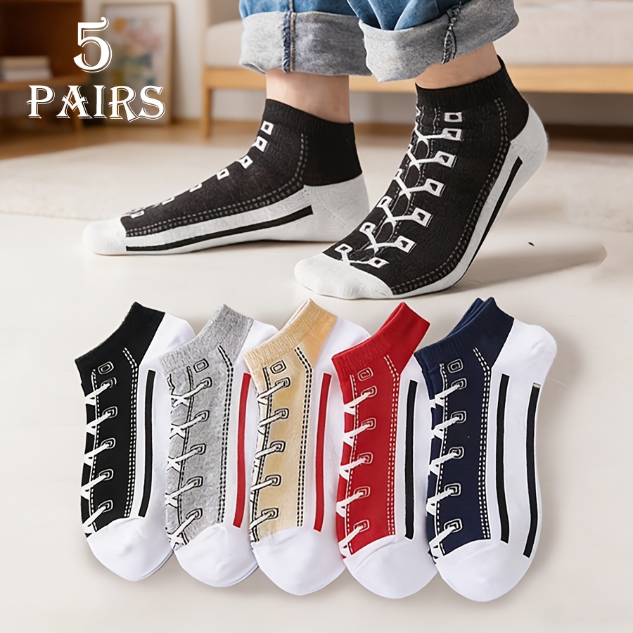 5 Par Męskich Letnich Cienkich – Socks Ankle Men recenzja i cena