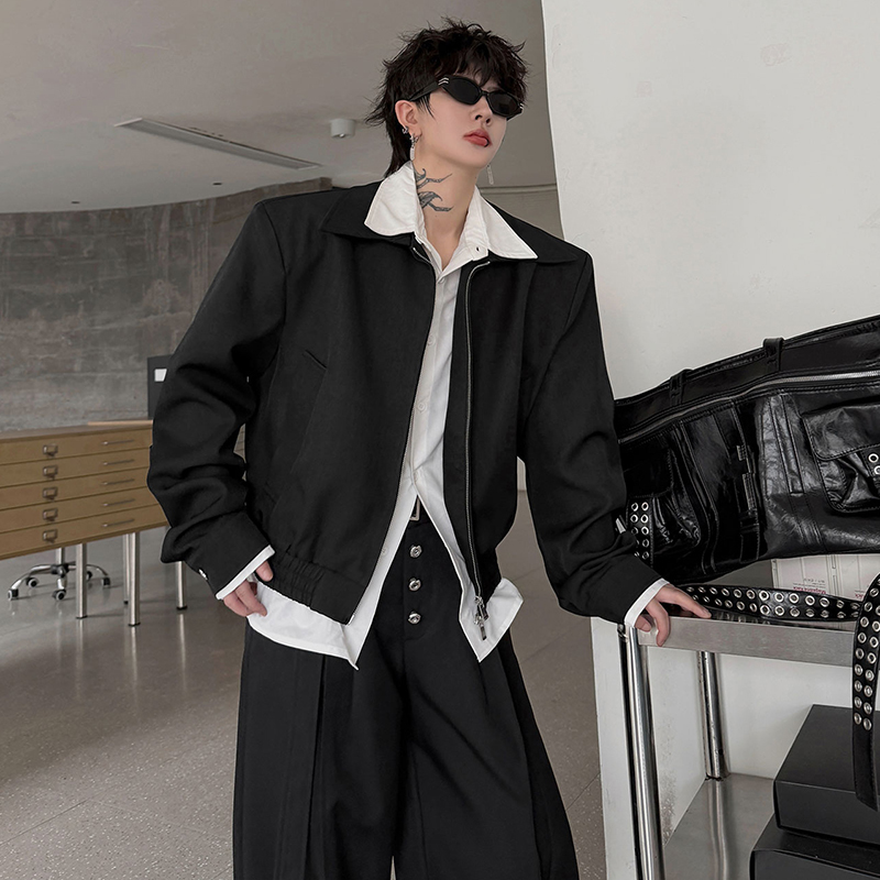 LUZHEN 2026 Jesienne koszule z – Mens Fashion Clothes recenzja i cena
