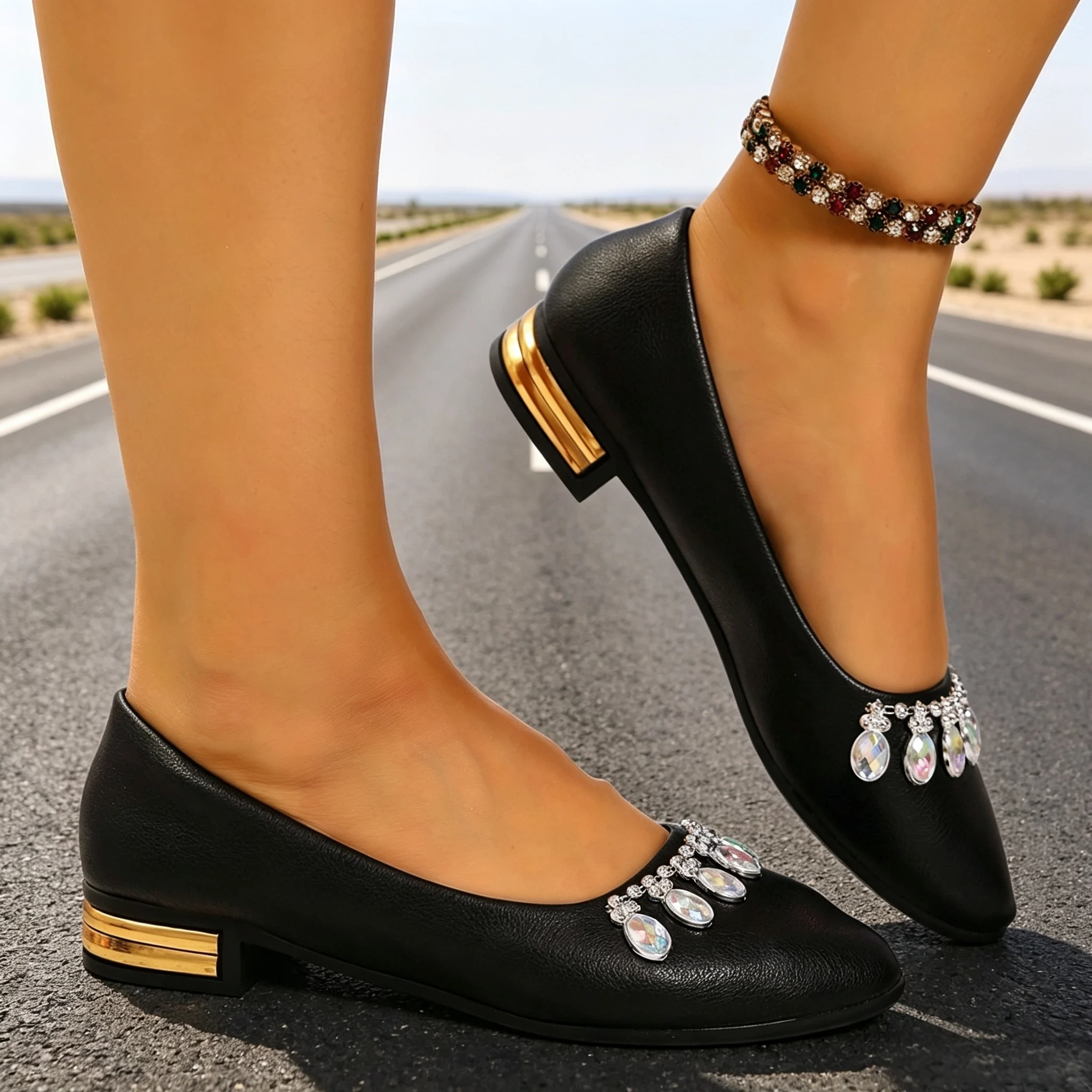 Damskie baleriny z ostrym nosk – Men'S Fashion Videos recenzja i cena