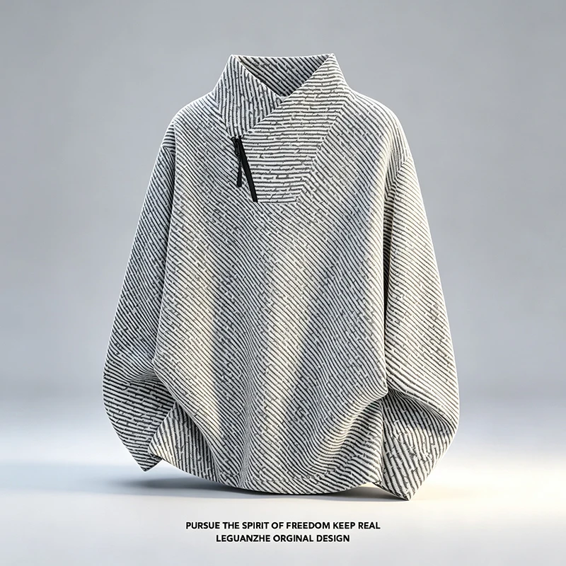Męska asymetryczna bluza z dłu – Mens Fashion Summer recenzja i cena