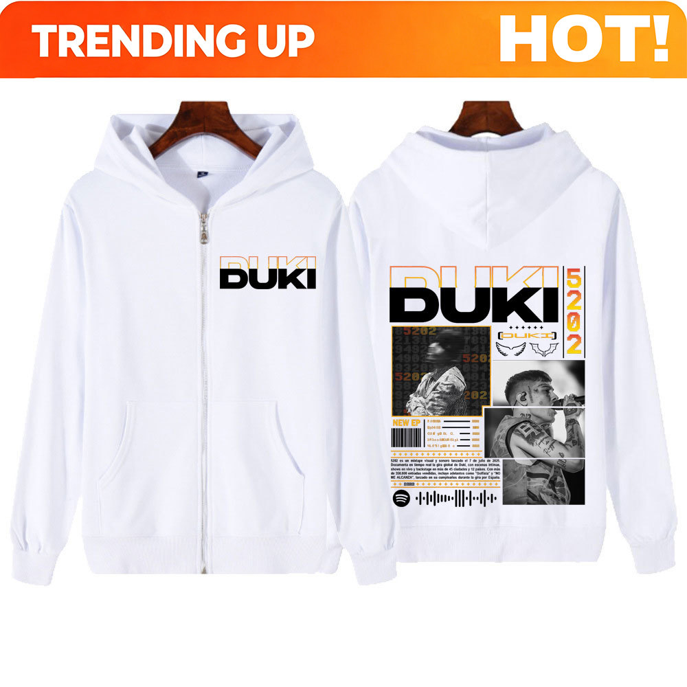 Bluzy z kapturem Rapper Duki D – Mens Fashion Zip Up Hoodies recenzja i cena