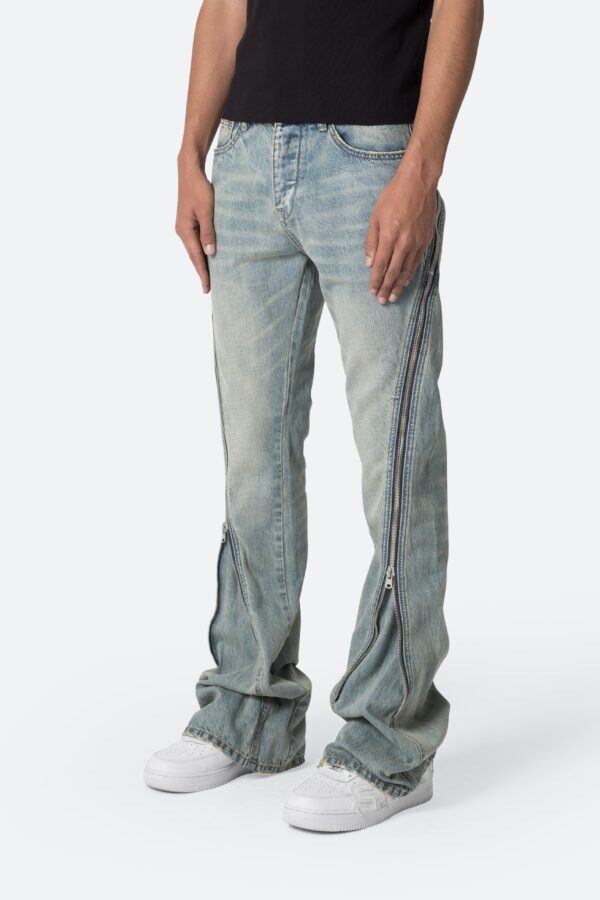 Europejsko-amerykańskie, całor – Men'S Fashion Grey Jeans recenzja i cena