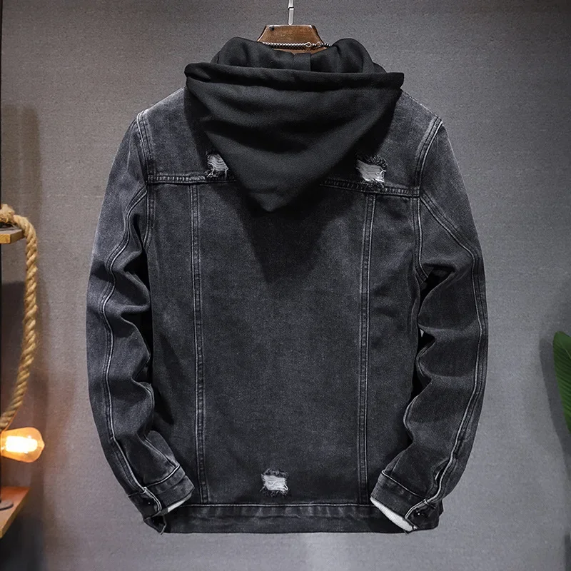 Męska kurtka jeansowa na wiosn – Men'S Fashion Grey Jeans recenzja i cena