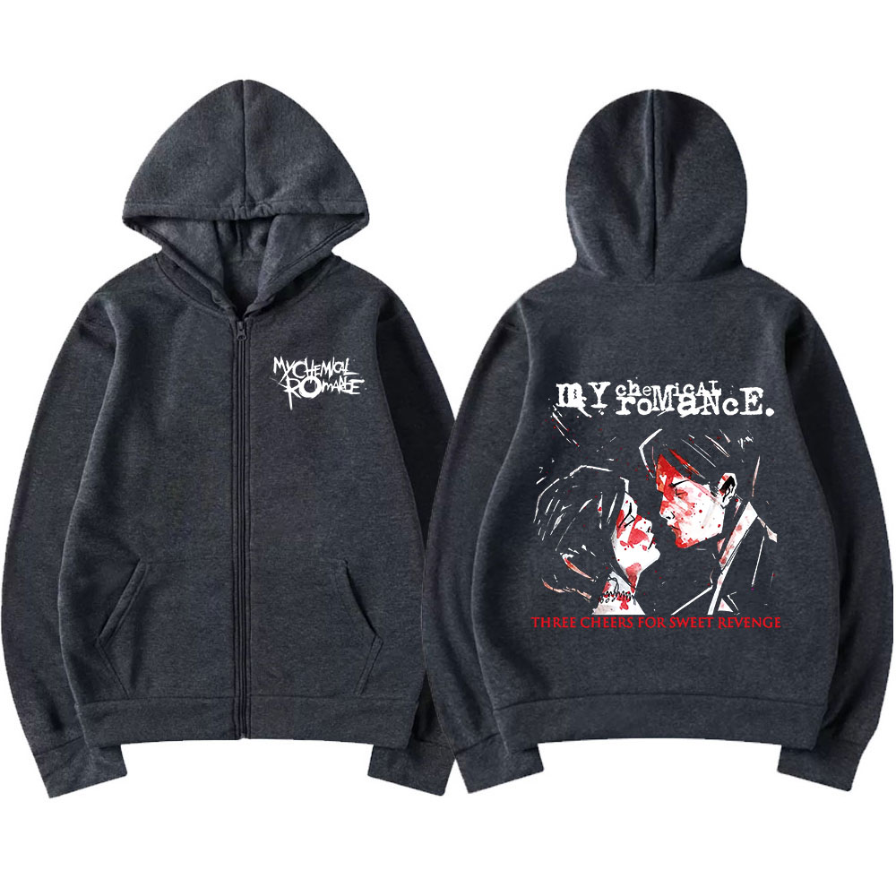 Bluza z kapturem Rock Band My  – Mens Fashion Zip Up Hoodies recenzja i cena