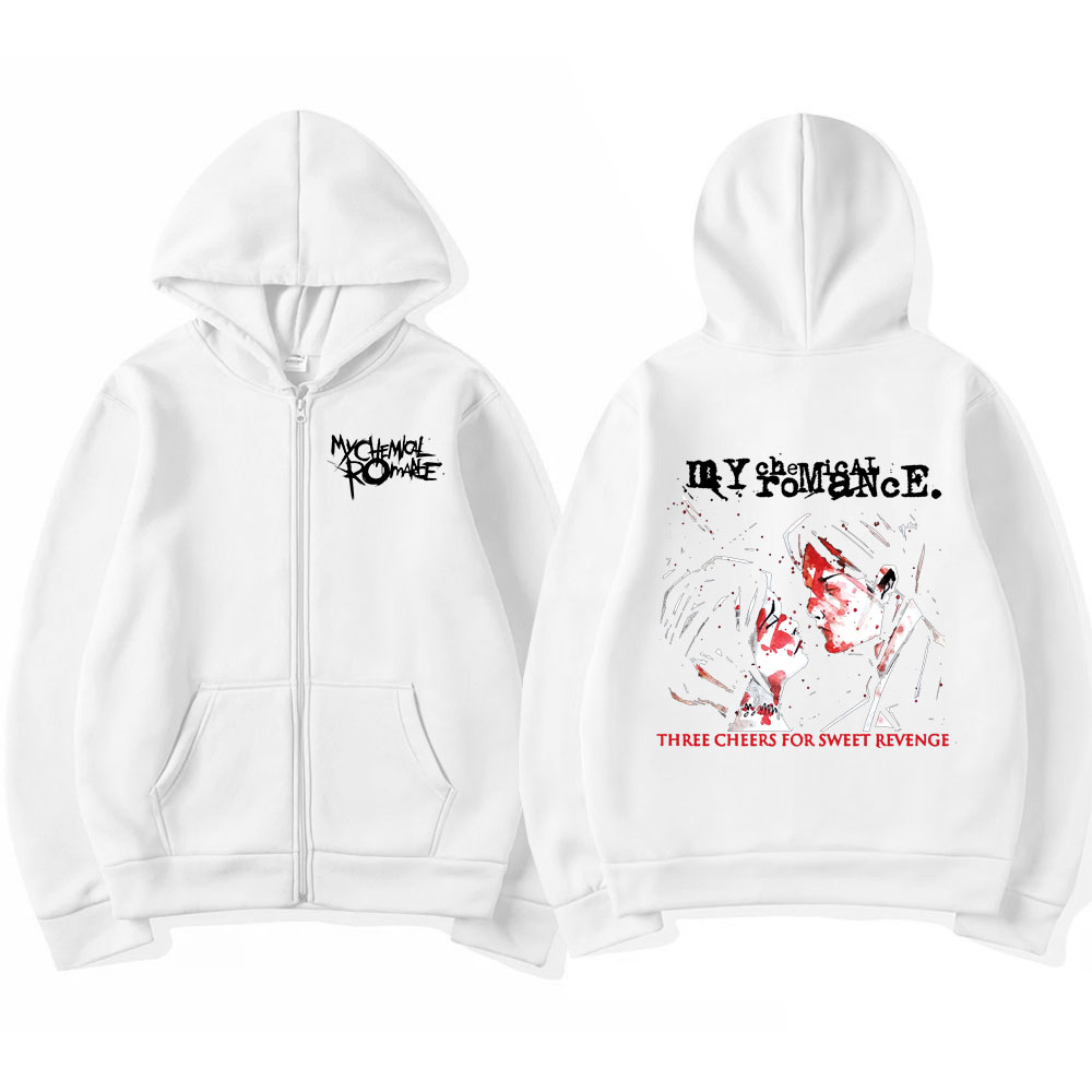 Bluza z kapturem Rock Band My  – Mens Fashion Zip Up Hoodies recenzja i cena