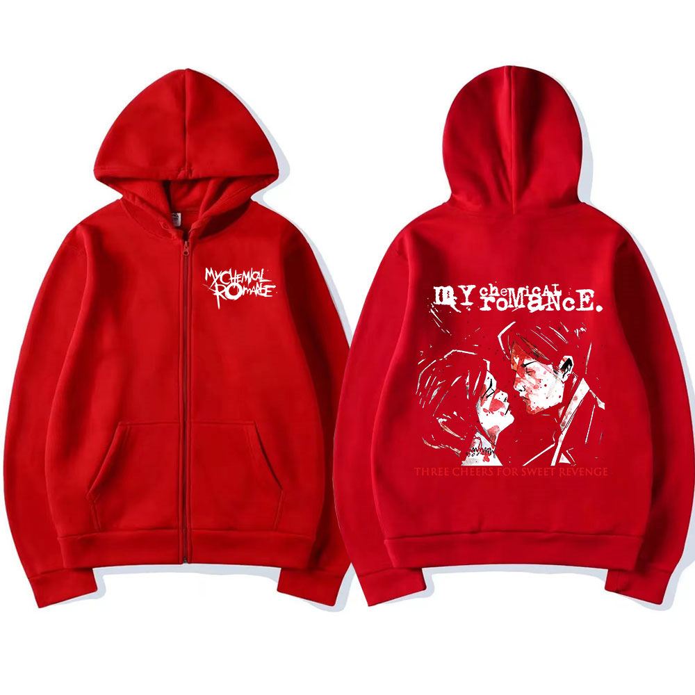 Bluza z kapturem Rock Band My  – Mens Fashion Zip Up Hoodies recenzja i cena